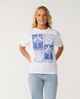 RIPCURL LADIES BOSSA NOVA RELAXED TEE - WHITE