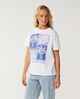 RIPCURL LADIES BOSSA NOVA RELAXED TEE - WHITE
