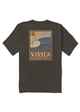 VISSLA MENS PEAKY SWELL VIN TAGE S/S TEE - PHANTOM