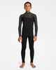 BILLABONG BOYS 3/2 ABSOLUTE CHESTZIP STEAMER - TAR BLACK
