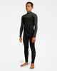 BILLABONG BOYS 3/2 ABSOLUTE CHESTZIP STEAMER - TAR BLACK