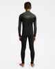 BILLABONG BOYS 3/2 ABSOLUTE CHESTZIP STEAMER - TAR BLACK