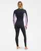 ROXY LADIES 3/2 RISE NATURAL CHESTZIP STEAMER - VIOLA