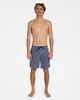 BILLABONG MENS ALL DAY OVERDYE LAYBACK BOARDSHORT - DUSTY NAVY