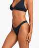ROXY LADIES BEACH CLASSIC HIGHLEG CHEECKY BIKINI BOTTOM - BLACK