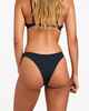 ROXY LADIES BEACH CLASSIC HIGHLEG CHEECKY BIKINI BOTTOM - BLACK