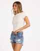 BILLABONG LADIES REPEAT TEE - SALT CRYSTAL