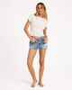 BILLABONG LADIES REPEAT TEE - SALT CRYSTAL