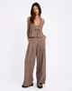 VOLCOM LADIES CHECKER PANT - EARTH