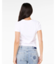 RIPCURL LADIES CLASSIC FITTED S/S TEE - WHITE