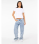 RIPCURL LADIES CLASSIC FITTED S/S TEE - WHITE