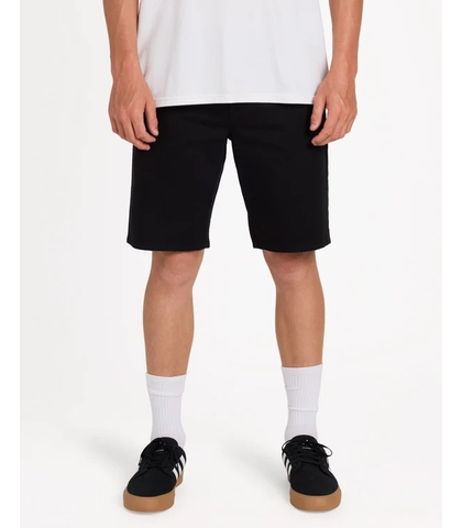 VOLCOM MENS SOLVER LITE 5 POCKET WALKSHORT - BLACK
