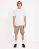 VOLCOM MENS SOLVER LITE 5 POCKET WALKSHORT - BRINDLE