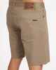 VOLCOM MENS SOLVER LITE 5 POCKET WALKSHORT - BRINDLE