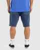 QUIKSILVER MENS AQUA CULT DENIM SHORT - AGED 