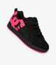 DC COURT GRAFFIK SHOE - BLACK / HOP PINK