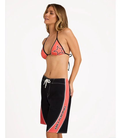 BILLABONG LADIES JOYRIDE BOARDSHORT - BLACK PEBBLE