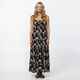 O'NEILL LADIES LILLIE BALI FLORAL DRESS - BLACK