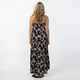 O'NEILL LADIES LILLIE BALI FLORAL DRESS - BLACK