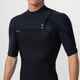 O'NEILL MENS 2MM HYPERFREAK S/S CHESTZIP STEAMER- BLACK
