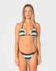 RUSTY LADIES PACK CITY BRAZILIAN TIE BIKINI PANT - AQUA