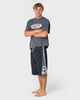 RUSTY MENS CARNAGE HYBRID WAIST BOARDSHORT - BLACK 1