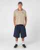 RUSTY MENS CLEETUS S/S POLO - MUSHROOM