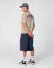 RUSTY MENS CLEETUS S/S POLO - MUSHROOM