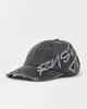 RUSTY MENS BRAIN DAMAGE SKATE CAP - BLACK