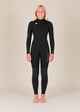 SISSTR YOUTH 3/2 7 SEAS CHEST ZIP STEAMER - BLACK