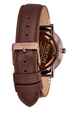 NIXON PORTER LEATHER WATCH - CHOCOLATE / DARK ROAST BROWN