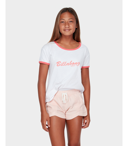 BILLABONG GIRLS MAD FOR YOU SHORT - PEARL BLUSH