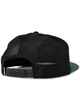 VISSLA MENS DOUBLE SHAKA TRUCKER CAP - EVER GREEN
