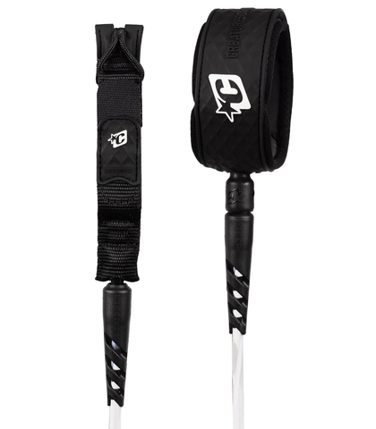 CREATURES MEDIUM DUTY 6 FT LEASH - CLEAR WHITE TWIST