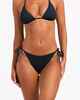 ROXY LADIES BEACH CLASSICS TIE SIDE BIKINI PANT - BLACK