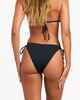 ROXY LADIES BEACH CLASSICS TIE SIDE BIKINI PANT - BLACK