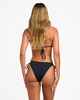 ROXY LADIES BEACH CLASSICS TIE SIDE BIKINI PANT - BLACK