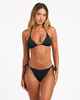 ROXY LADIES BEACH CLASSICS TIKI TRI BIKINI TOP - BLACK