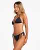 ROXY LADIES BEACH CLASSICS TIKI TRI BIKINI TOP - BLACK