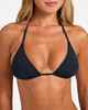 ROXY LADIES BEACH CLASSICS TIKI TRI BIKINI TOP - BLACK