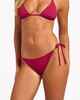 ROXY LADIES BEACH CLASSICS TIE SIDE BIKINI PANT - BEET RED