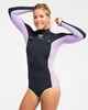 ROXY LADIES 1.5MM RISE NATURAL L/S SPRINGSUIT - VIOLA