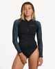 ROXY LADIES 1MM SWELL FRNT ZIP L/S SURF JACKET - BANDANA