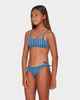 BILLABONG GIRLS INDIGO STRIPE CROP TANK BIKINI SET - INDIGO