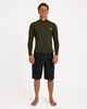 BILLABONG MENS 1MM FURNACE REVO L/S SURF JACKET - HALEIWA LEAF
