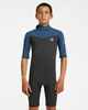 BILLABONG BOYS 2MM ABSOLUTE BACKZIP SPRINGSUIT - DARK DENIM