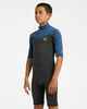 BILLABONG BOYS 2MM ABSOLUTE BACKZIP SPRINGSUIT - DARK DENIM