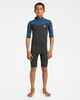 BILLABONG BOYS 2MM ABSOLUTE BACKZIP SPRINGSUIT - DARK DENIM