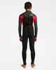 BILLABONG BOYS 3/2 ABSOLUTE BACKZIP STEAMER - TRUE RED