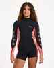 BILLABONG GIRLS SPRING FEVER L/S SPRINGSUIT - WATERMELON